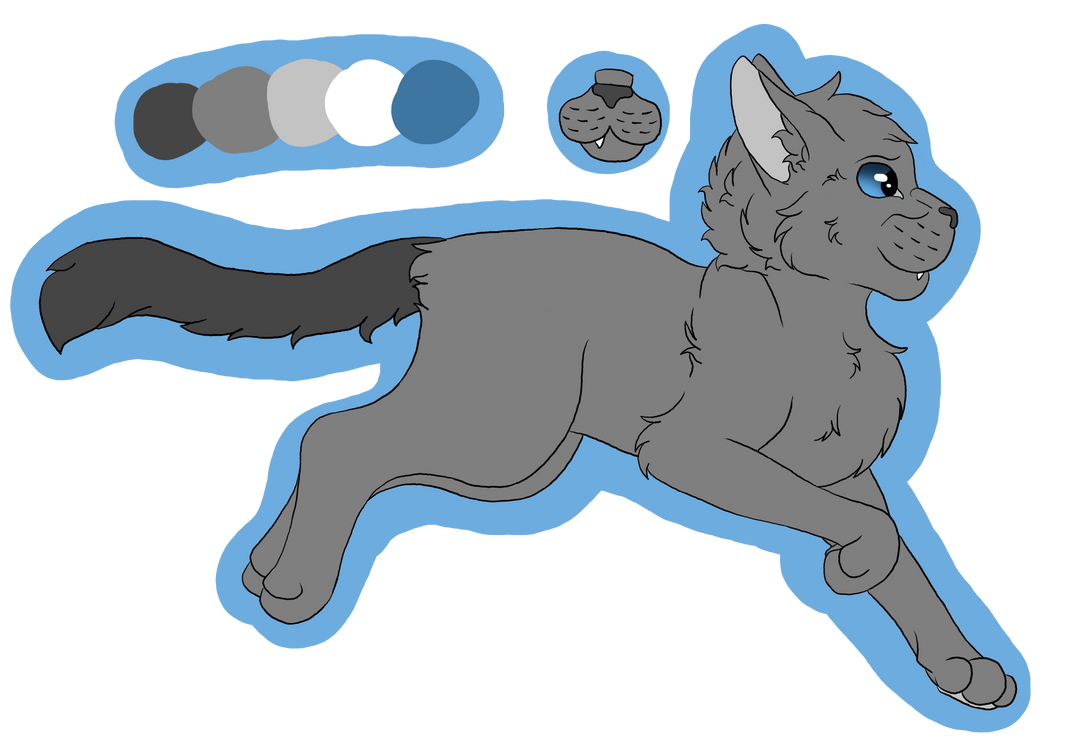 Graytail Ref (reboot) by Snowy-Clover