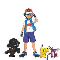 Ash and his friends