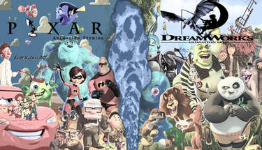 Pixar vs Dreamworks Wallpaper