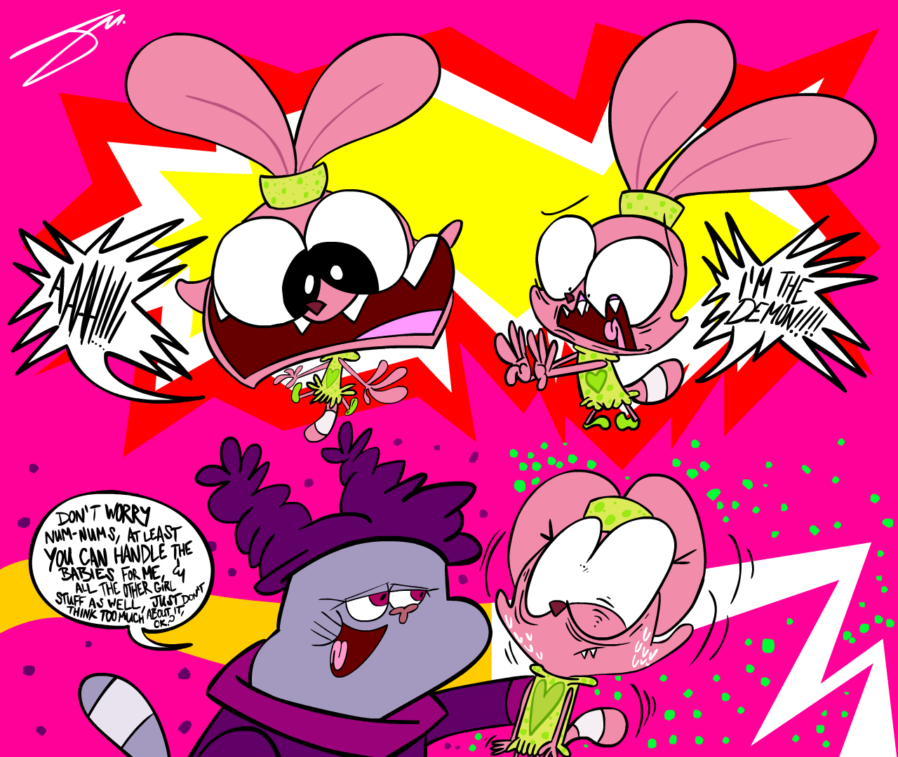 Chowder Rendering Deviantart Chowder And Panini Deviantart