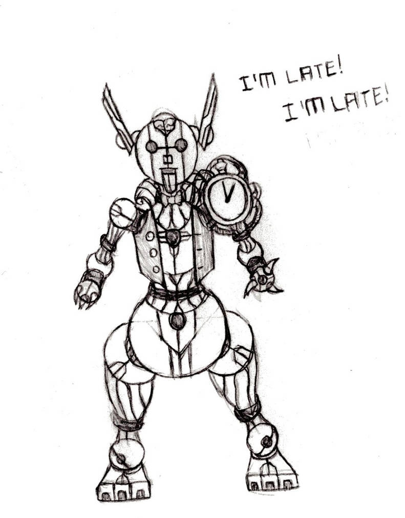 White Rabbit Droid by SpooperSenshi on DeviantArt