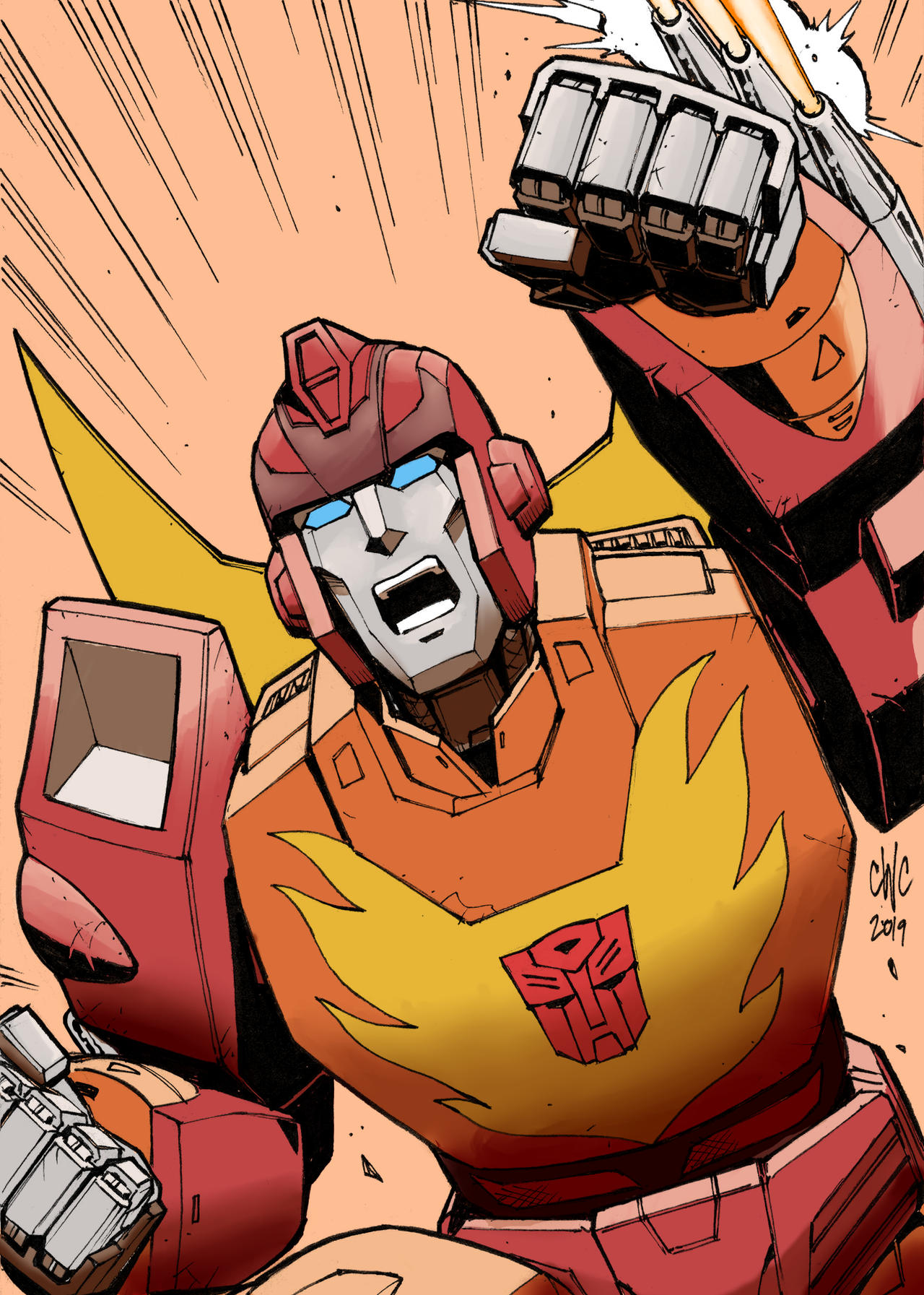 Casey Coller Rumble Hot Rod by Casey Coller by SpooperSenshi on DeviantArt