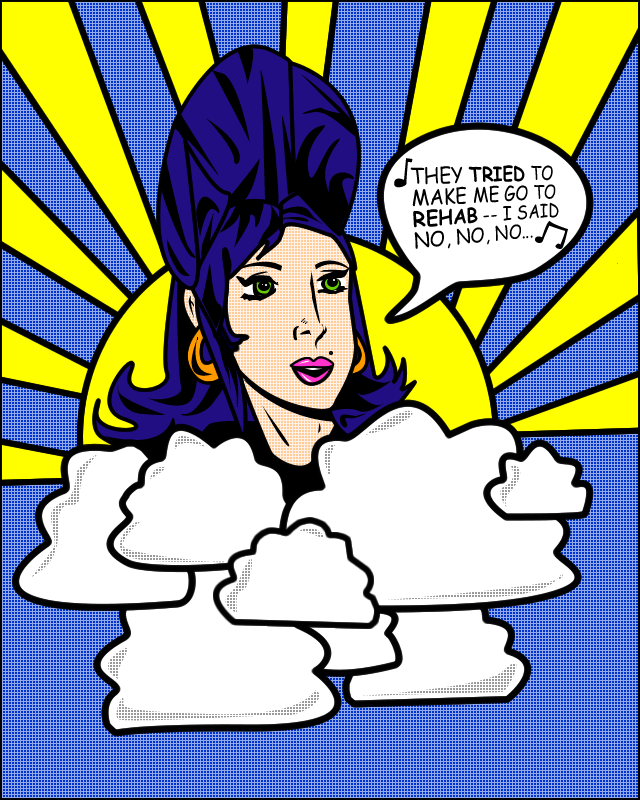 Amy Winehouse - Lichtenstein