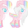 Melted Skittles Bunny Pony .:Auction:. (CLOSED)