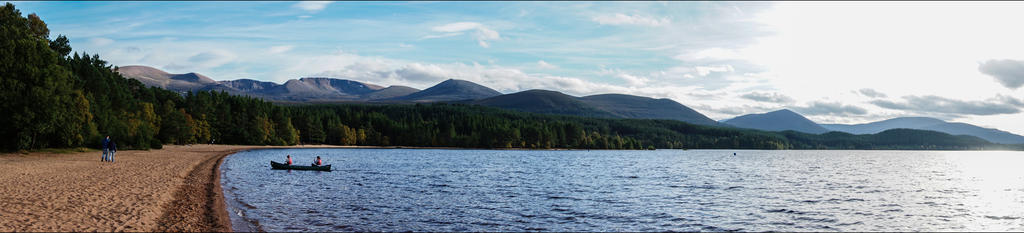 Panorama Loch Morlich