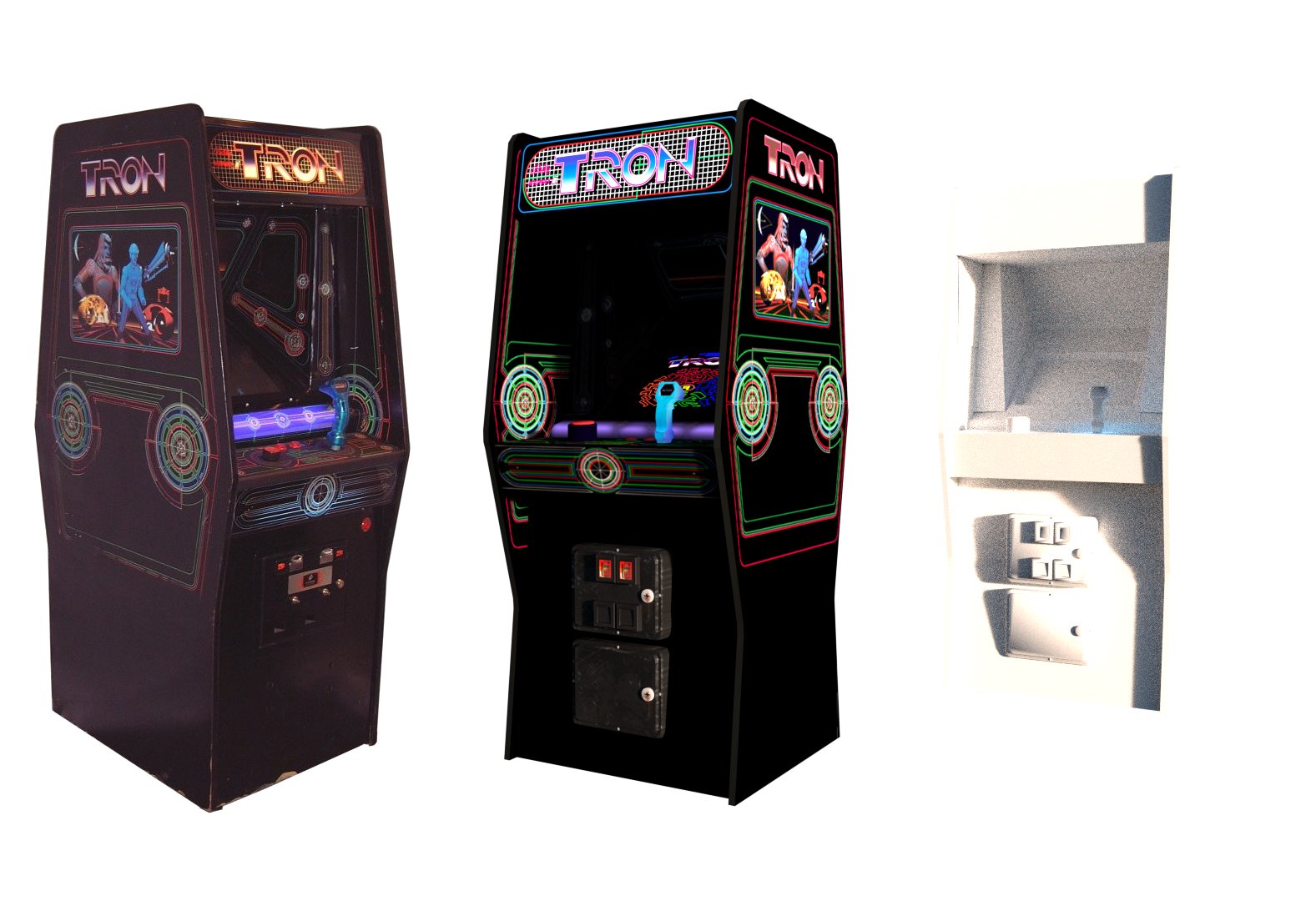 Tron Arcade Cabinet Custom In Blender 3d By Reverendtek On Deviantart