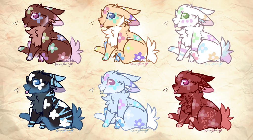 *Cheap - Spring Bunny Adoptables - open by BreezyBunny