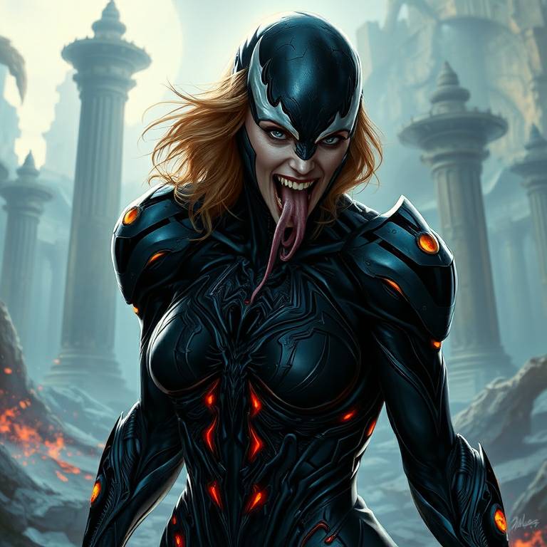 She Riot Venom She venom by Paulpheonix2424 on DeviantArt