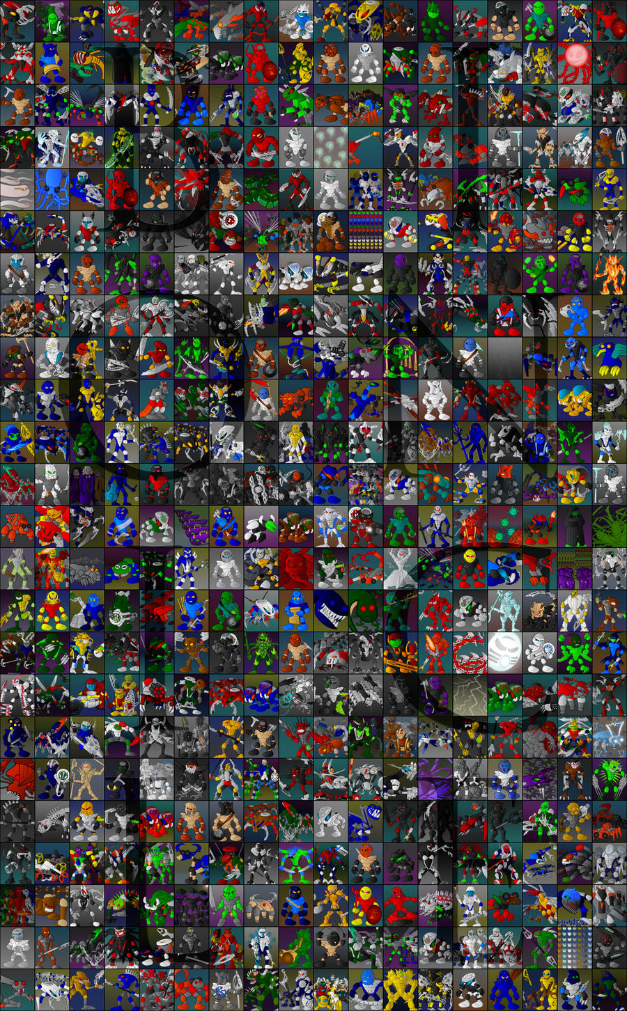 BIONICLE Character Poster by Phyoohrii on DeviantArt