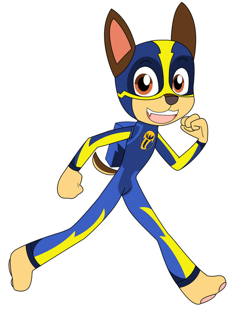 PAW Patrol - Mighty Pup Chase - Anthro Form by PAWPatrolUCS2019 on
