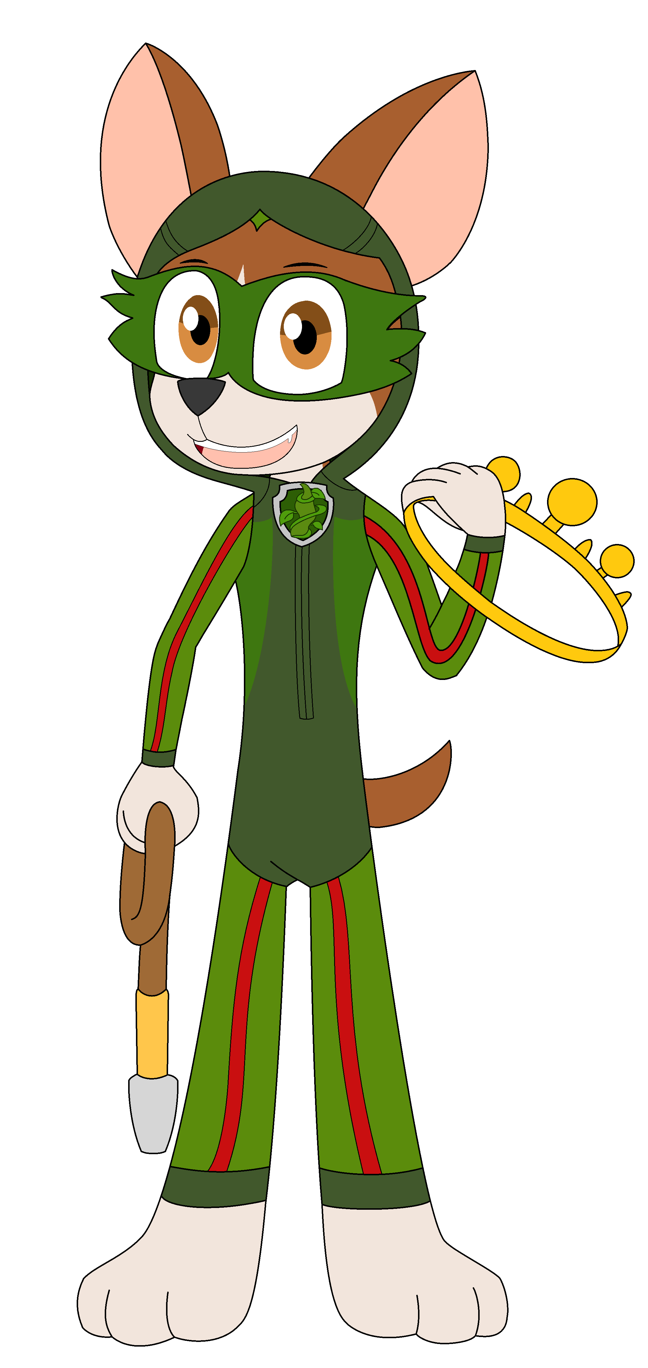 PAW Patrol - Mighty Pup Tracker - Anthro Form by PAWPatrolUCS2019 on DeviantArt