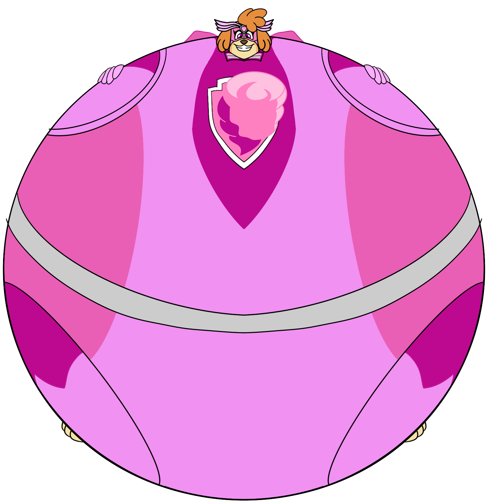 PAW Patrol - Anthro Mighty Skye (Inflation) by PAWPatrolUCS2019 on ...