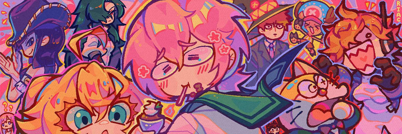 banner of some of my fav anime characters by RedIsACrepe on DeviantArt