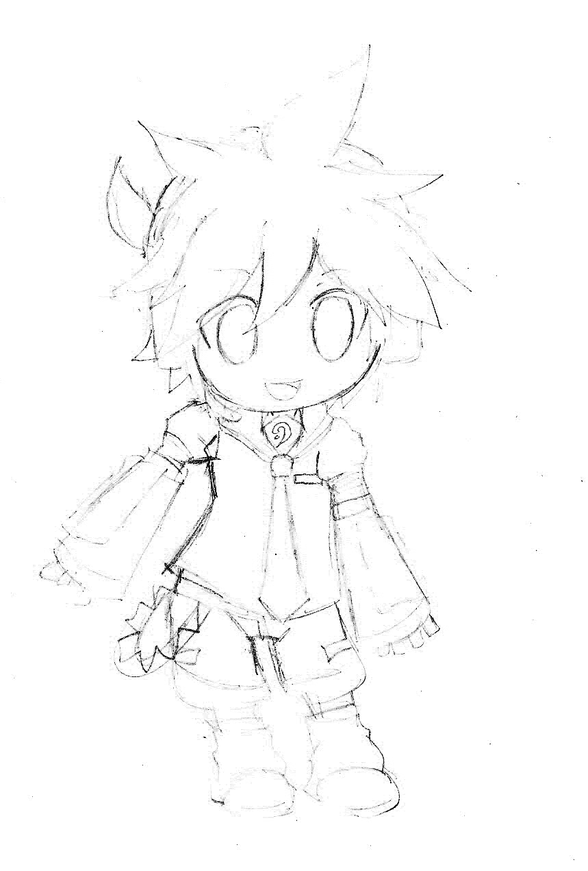 WIP Chibi: Len