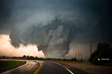 Canton Lake Tornado by PtsamarasPhoto