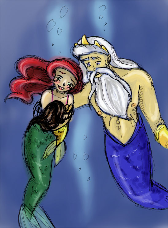 Ariel with family