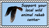 Support wildlife rehab stamp