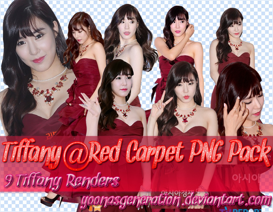 Tiffany Red Carpet PNG PACK