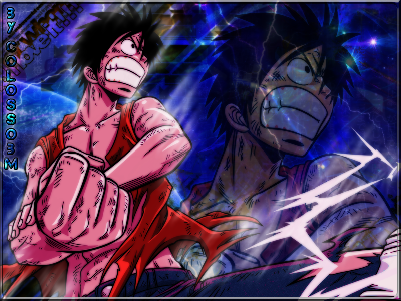 Monkey D. Luffy- Gears 2 and 3 by Nectp on DeviantArt