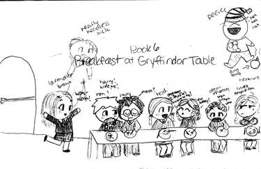 hbp: breakfast at gryf table