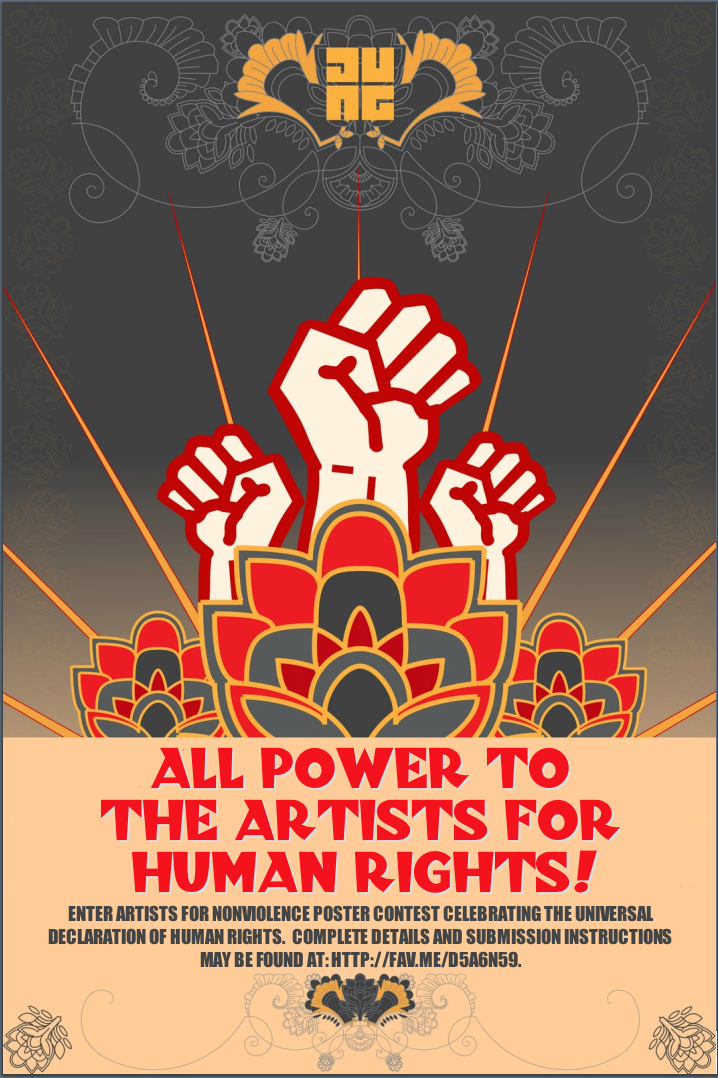 Artists for Nonviolence Poster Contest 2