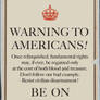 A Warning to Americans