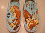 Koi Fish Shoes by shotgunopera