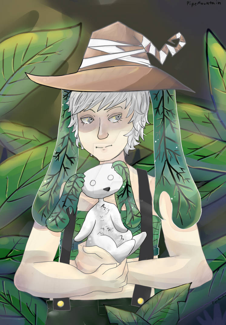 Blue Paper Rabbit Guy Bunny man dude rabbit by PipeMountain on DeviantArt