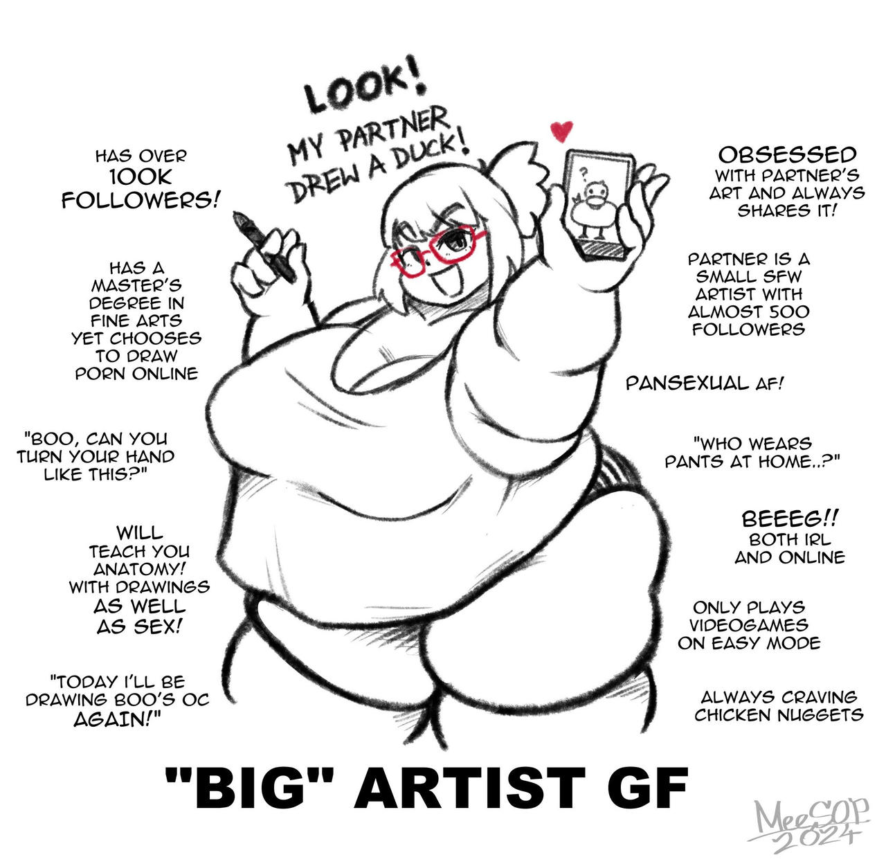 Gf Ride Artist BIG artist gf by YamiBabi on DeviantArt