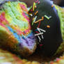 Rainbow cupcake