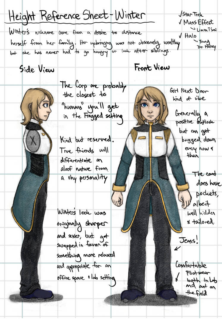 Quick Height Reference Height Reference Sheet - Winter by technomancer-01 on DeviantArt