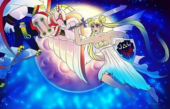 Sailor moon vs Skiver Mega man