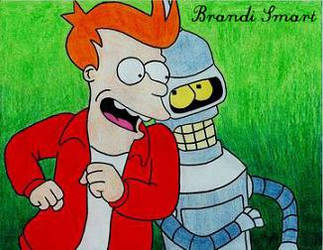 Bender n Fry by Enlightenup23
