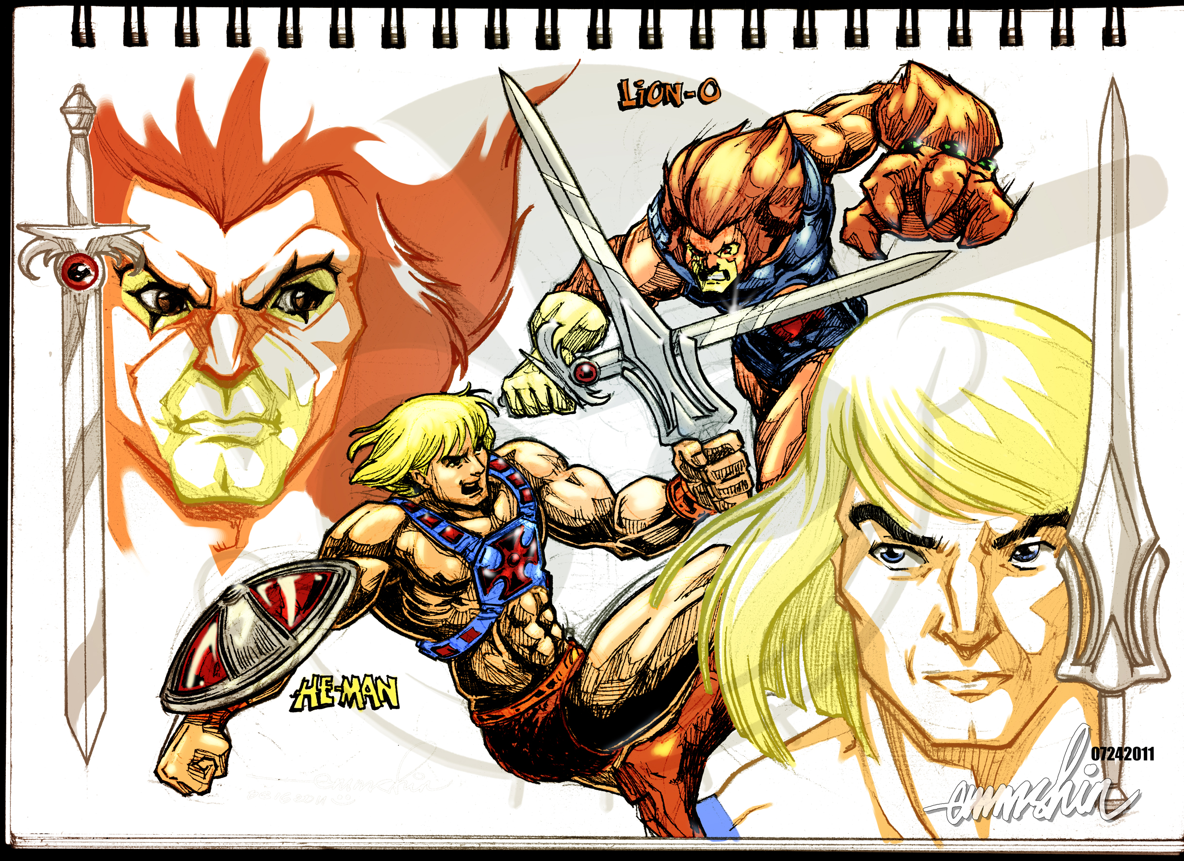 Lion-O vs. He-Man