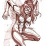 Spider Woman lineart