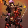 Hit-Girl x Deadpool
