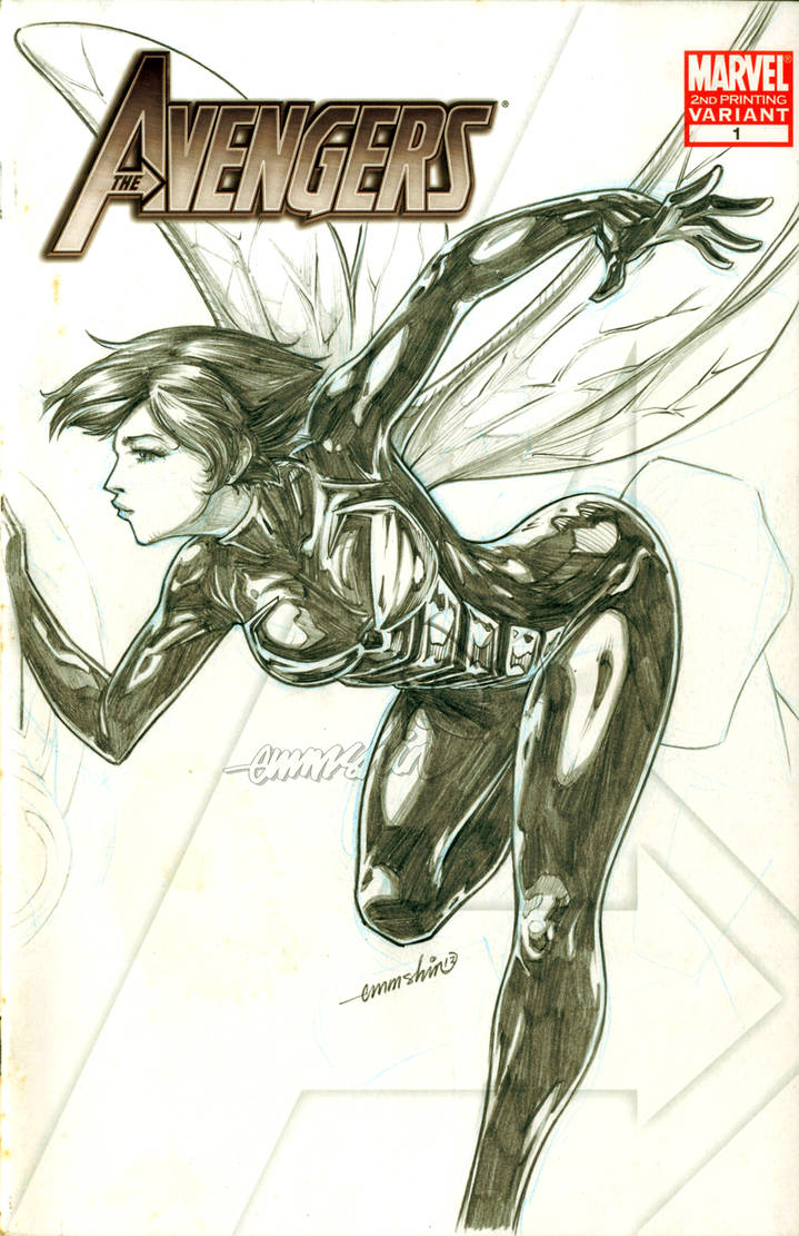 Wasp BC (pencils) by EmmShin