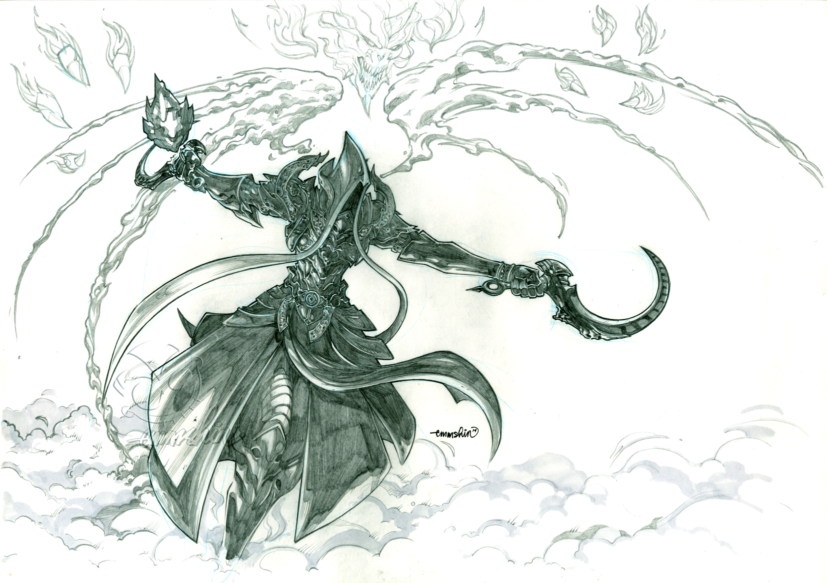 Diablo 3 Malthael Sketch