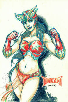 Darna (color pencils)