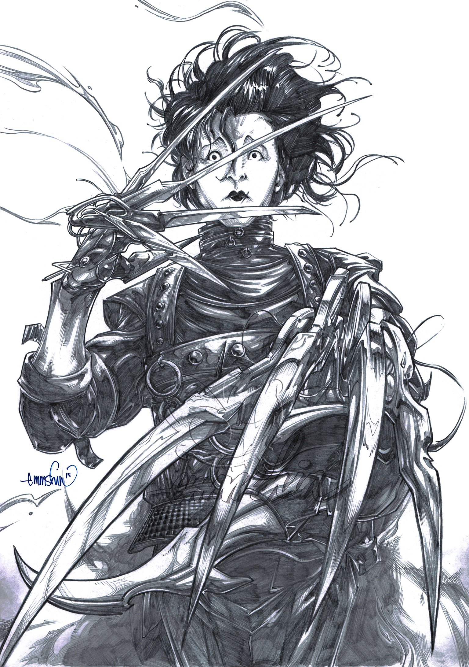 Edward Scissorhands (pencils)