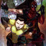 Deadpool, Negasonic and Colossus
