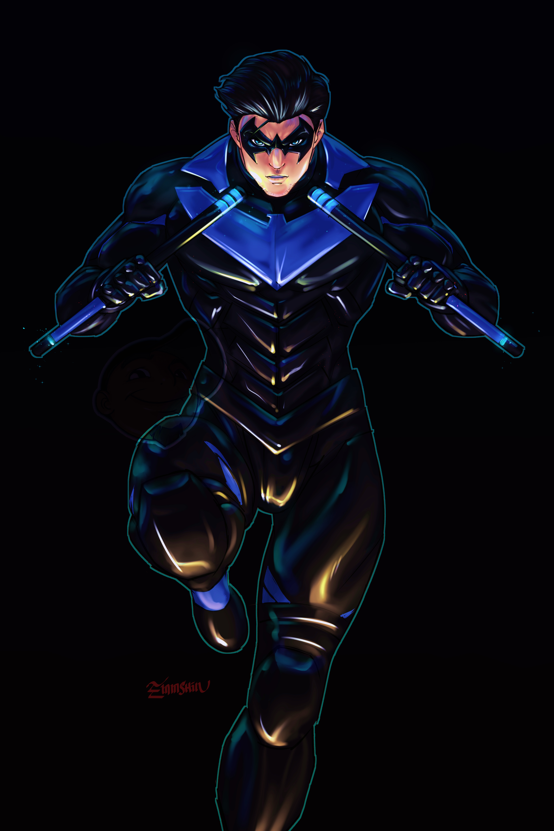Nightwing Sketchemall Gotham Knights By Emmshin On Deviantart Nightwing Sketchemall Gotham Knights By Emmshin On Deviantart
