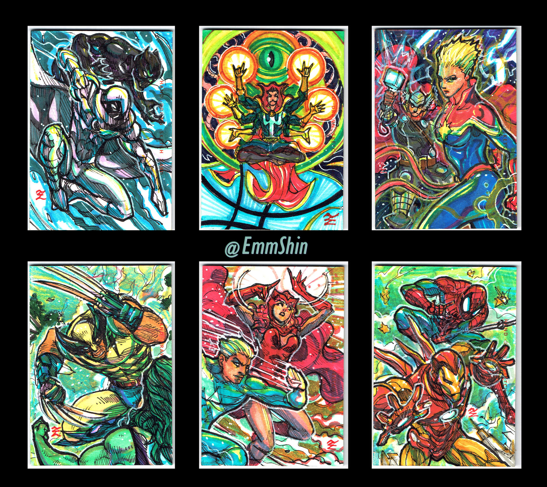 Marvel Comics 60th Anniversary #SketchCard