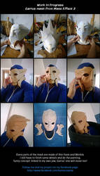 WIP - Garrus Vakarian's mask by kurerukreatis