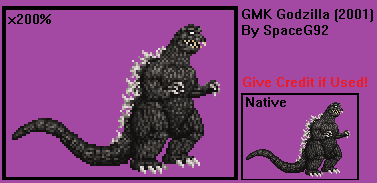 GMK Godzilla 2001 (SokogekiGoji) Sprite