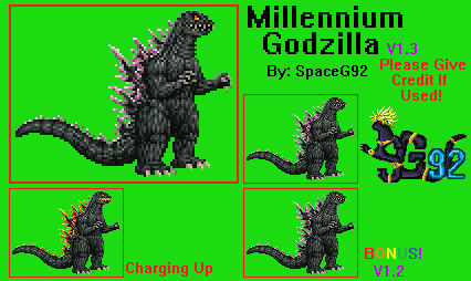 Sprite Edit - Millennium Godzilla V1.3 FINAL