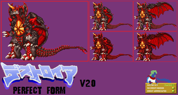 Sprite Custom - Destoroyah Perfect Form v2.0