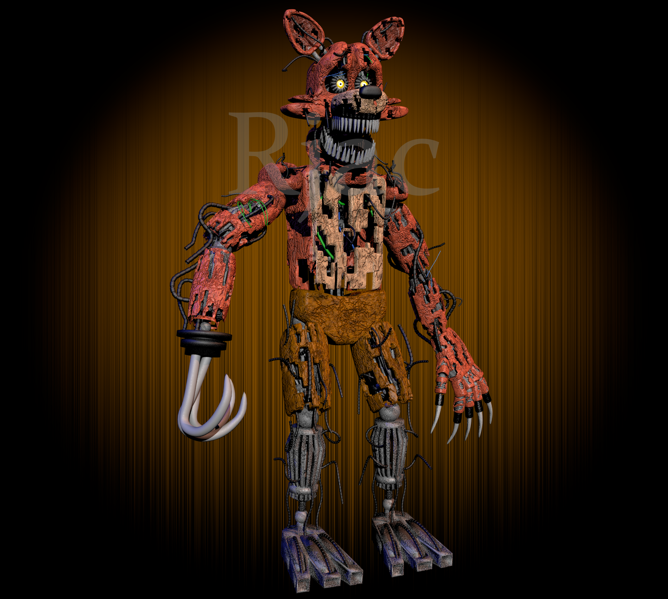 Five Nights At Freddy's 1 - Foxy by Krsman30 on DeviantArt