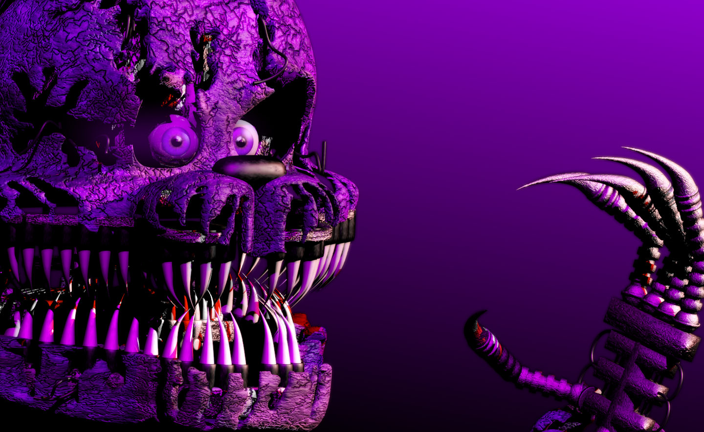 SFM] Grey Nightmare Fredbear (Wallpaper) : r/fivenightsatfreddys