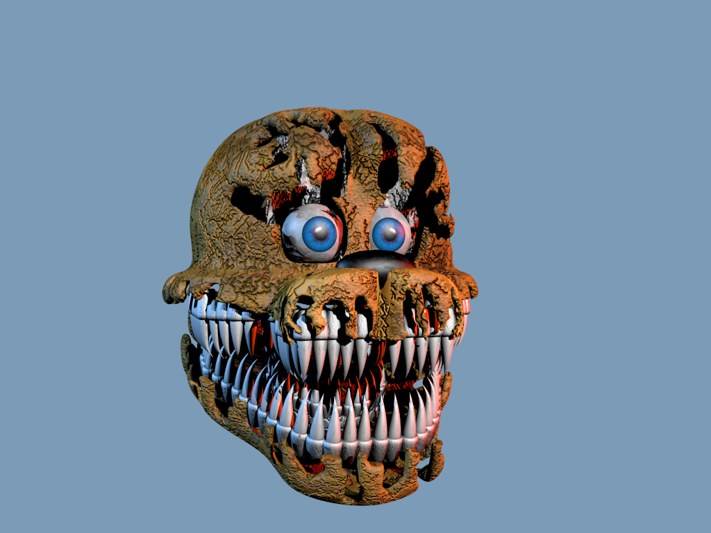 Nightmare FNaF 1 Chica (Full Model - Unwithered) by Rjac25 on